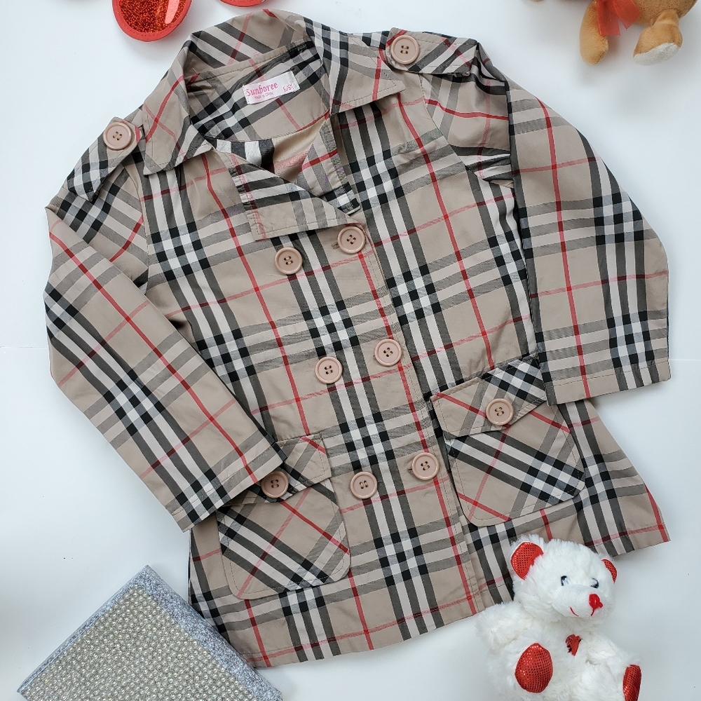 SUNBOREE, Burberry style girls jacket, s:6/6X
